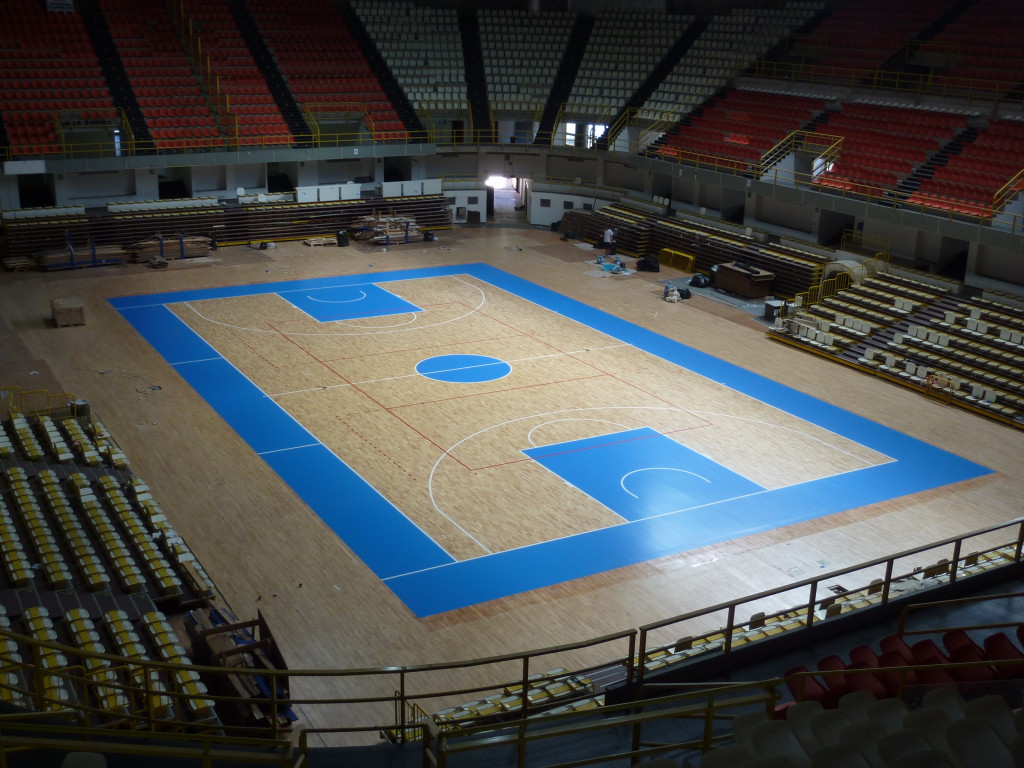 PARQUET SPORTIVO PALAPENTIMELE REGGIO CALABRIA DALLA RIVA 2014