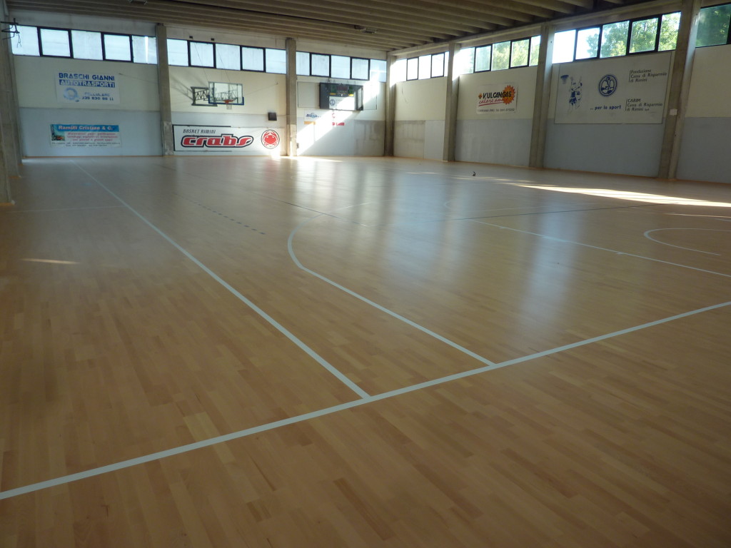 PARQUET SPORTIVO PER PALESTRE DALLA RIVA SPORTFLOORS RIMINI 2014