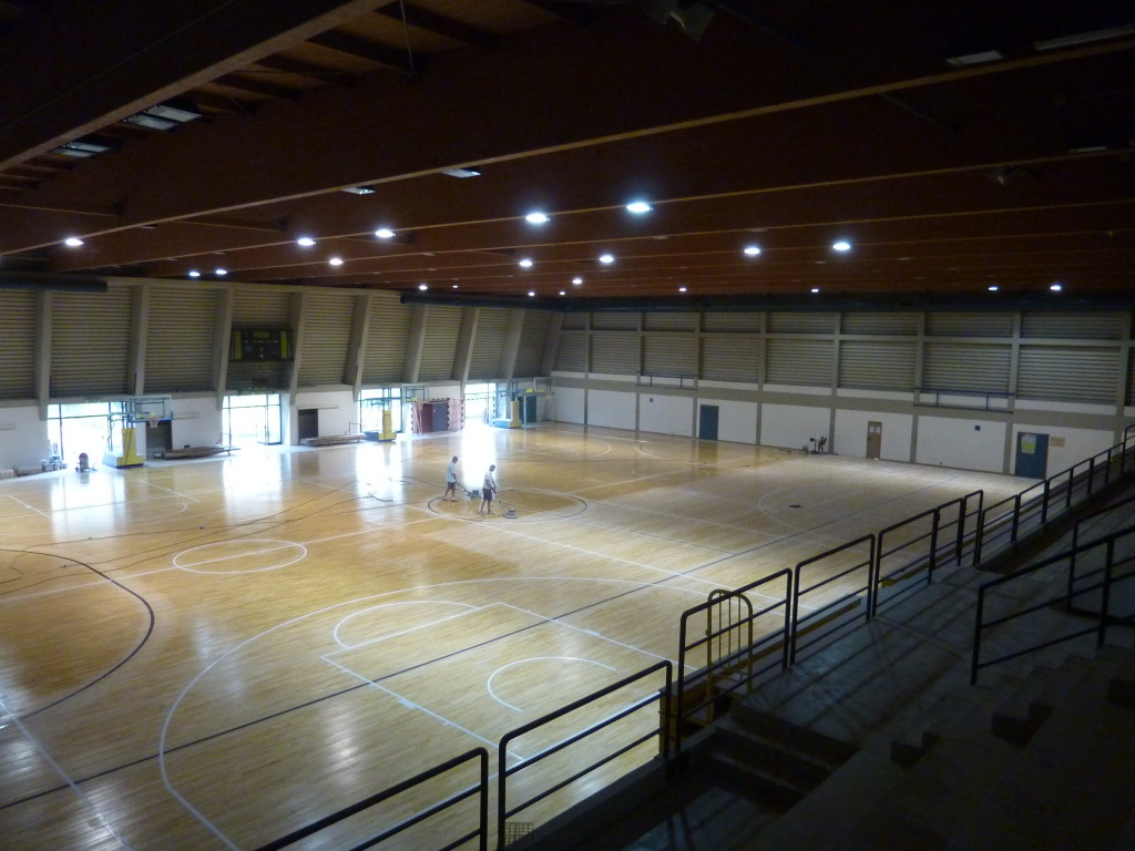 Manutenzione parquet sportivo Livorno Dalla Riva Levigatura 2014