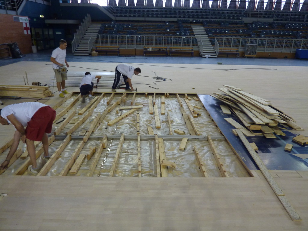 parquet sportivo basket treviglio dalla riva sportfloors