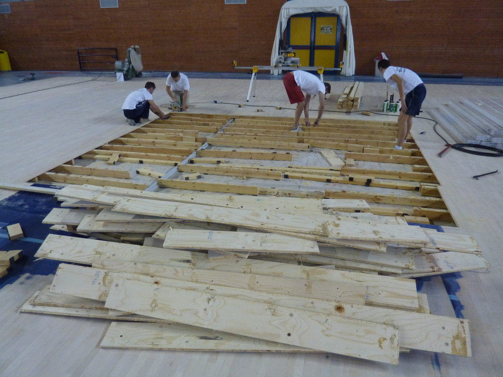 manutenzione parquet sportivo basket treviglio dalla riva sportfloors