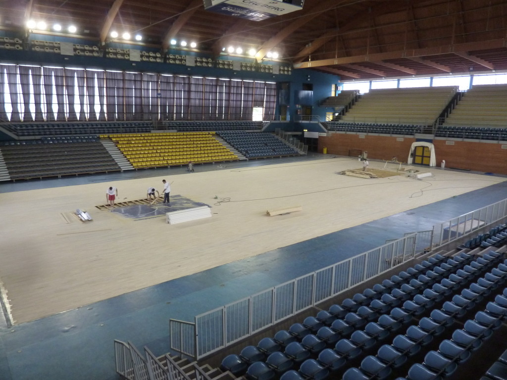 parquet sportivo manutenzione basket treviglio dalla riva
