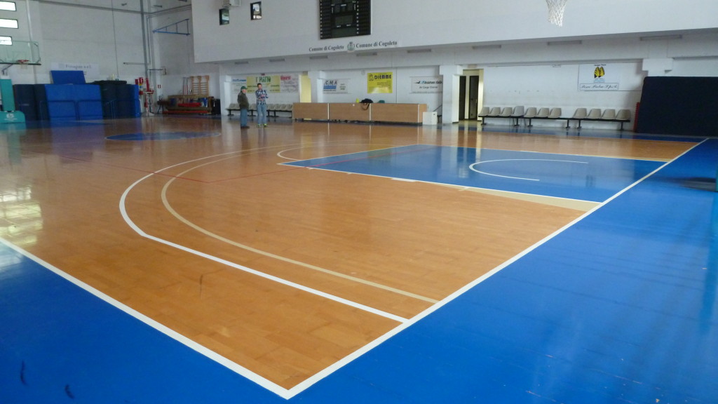 Manutenzione parquet per palestre Dalla Riva 2014