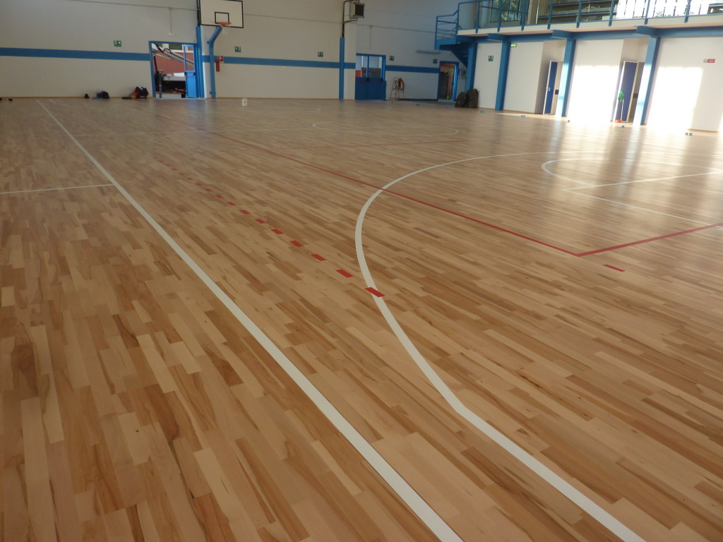Parquet sportivo Playwood 14 multistrato Dalla Riva Sportfloors 2014