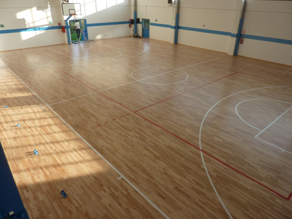 Parquet sportivo per palestre con multistrato Dalla Riva 2014