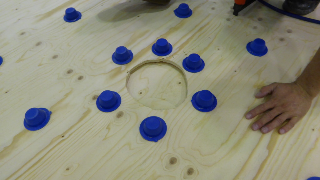 parquet sportivo modello solid jump system Dalla Riva Sportfloors Aviano 2014