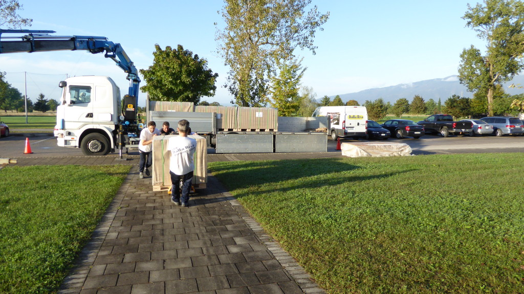 Parquet per palestre elastico Solid Jump System Aviano 2014