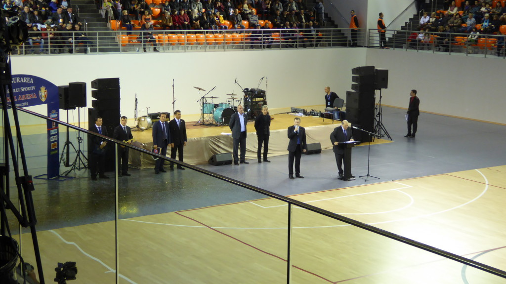 Inaugurazione Futsal Arena di Chisinau con parquet sportivo DR Sportfloors