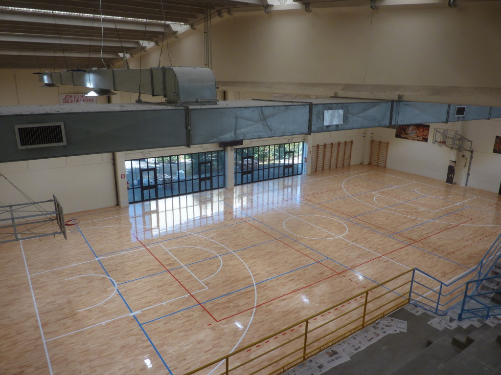 La palestra di Gossolengo è destinata prevalentemente al volley femminile