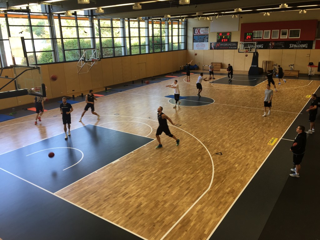 Un'altra bella immagine del nuovo campo di basket del Bamberg, club partecipante all'Euroleague 2016/2017