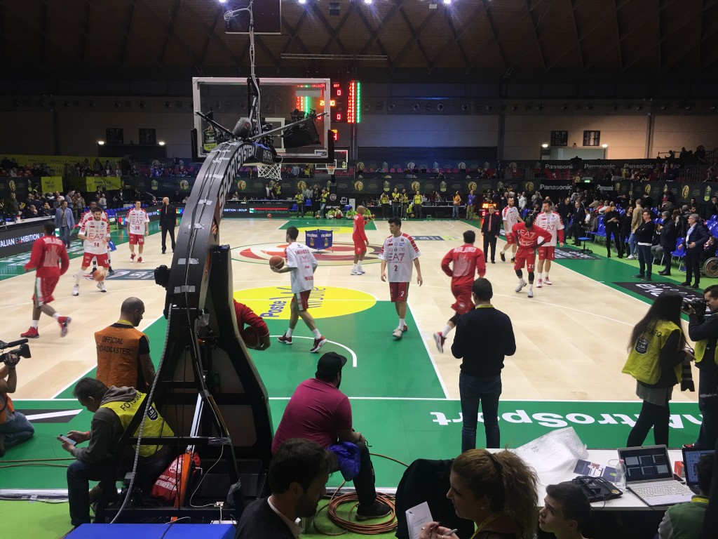 Grande successo a Rimini Fiera per la Final Eight 2017 di Legabasket giocata su parquet smontabile Dalla Riva Sportfloors