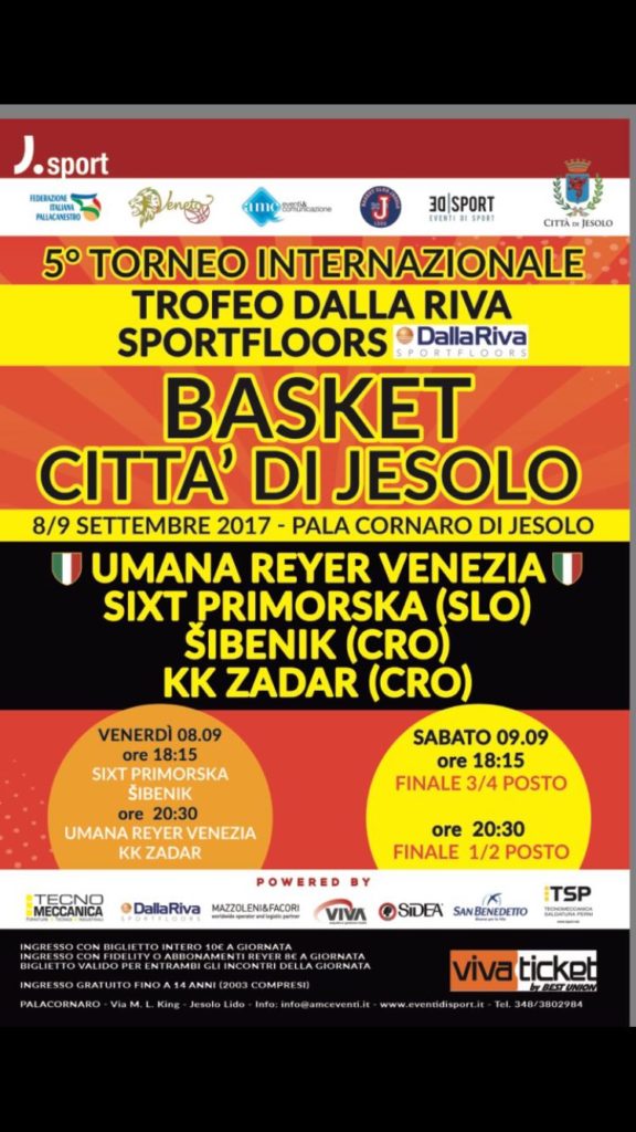 Trofeo Dalla Riva Sportfloors Jesolo 2017 Basket