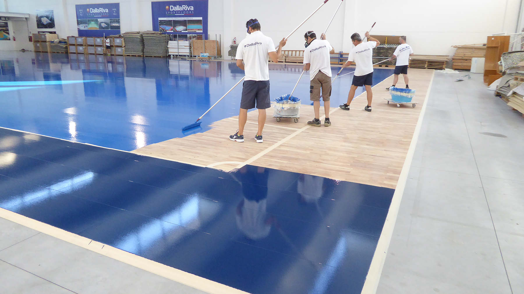 La nazionale calcio a 5 svedese sceglie Dalla Riva 4 Le colorazioni effettuate dal team Dalla Riva