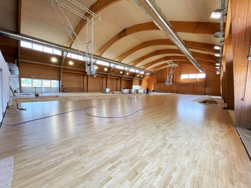 Torniamo in Friuli con 1200 mq di parquet sportivo in massello 8 Cordenons img 08
